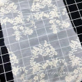 30D Woven Lace Tulle Chiffon Embroidery Fabric